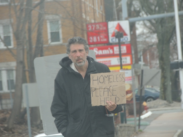 homeless man begging,homeless in america